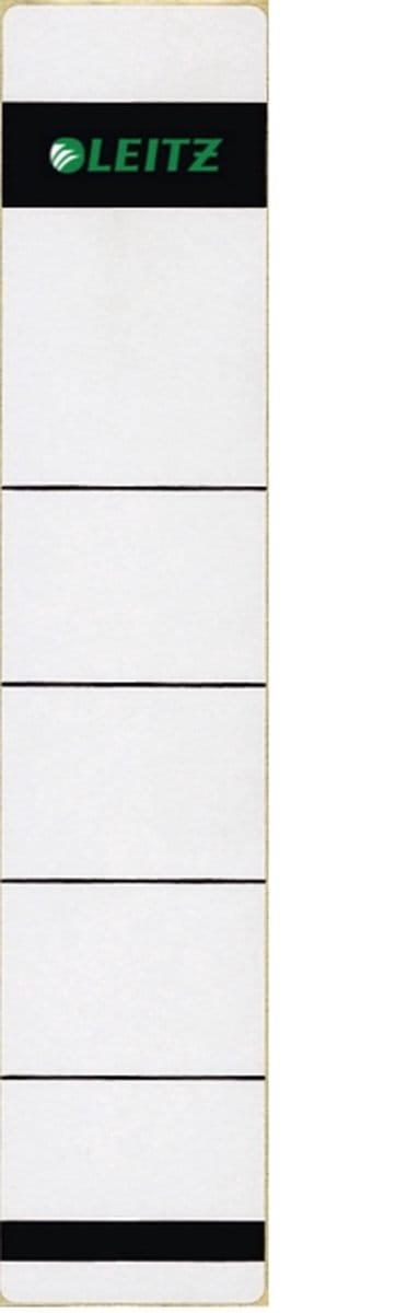 Rugetiket leitz 39x192mm zelfkl grijs | 100 stuks