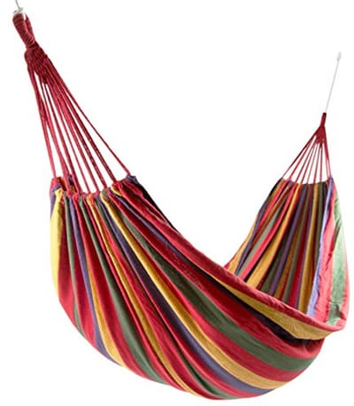 Hangmat 210x150 cm - Ideaal voor 2 Personen, Belasten Tot 200 kg, Rood