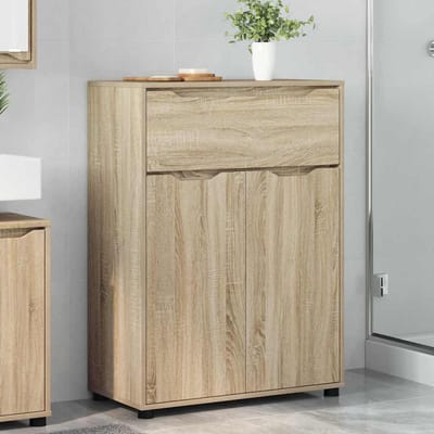 vidaXL - Badkamerkast - Sonoma - Eik - 72,5 - x - 36,5 - x - 100 - cm - Bewerkt - hout