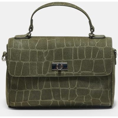 Stradivarius Kleine crossbodytas met riem  Kaki OS