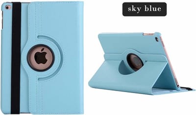 Hoes geschikt voor Apple iPad 2019 /2020 /2021 (10.2 inch) Draaibare Hoes met stylus pen - Turquoise