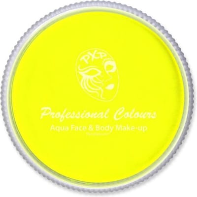 Aqua schmink fluor geel