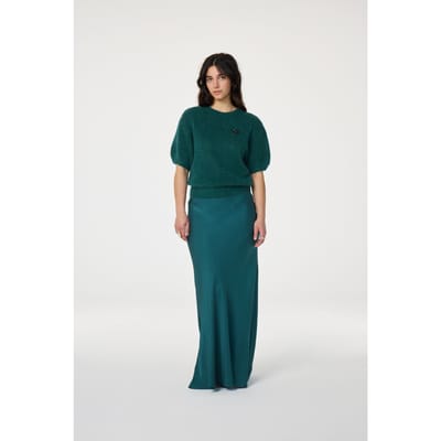 Fabienne Chapot Jetta Pullover Crystal Teal Maat: XS | Sweaters Outlet | Dames | Groen