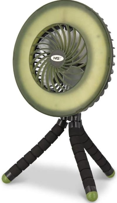 NGT Dynamic Fan (Incl. 3600mAh Powerbank & Licht) - Bivvy Accessoire