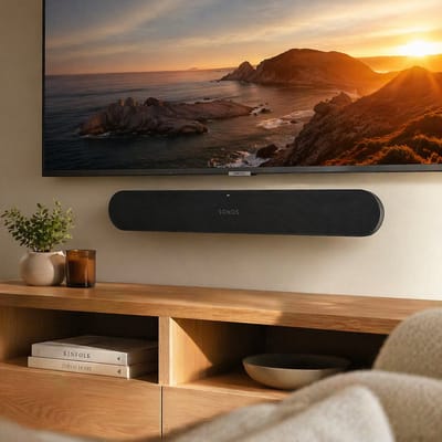 Muurbeugel Geschikt voor Sonos Ray – Onzichtbare Wandhouder – Soundbar Bevestiging Onder TV – Zwart