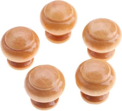 ProductGoods - 10 Stuks Luxe Houten Ladeknop Handvat 25X25Mm - Meubelknop - Met Schroef - Handgrepen