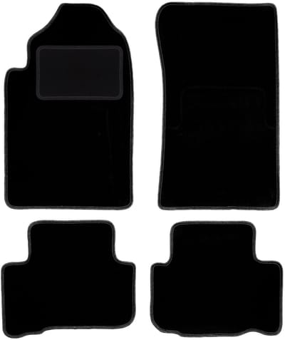 Zwarte veloursmatten voor: SsangYong Rexton II SUV (2006-2012)