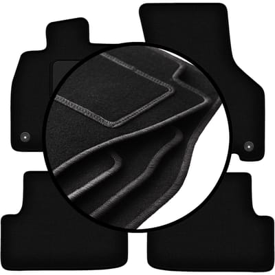 Complete set veloursmatten voor: Volkswagen Golf VIII eTSI alltrack, hatchback, stationwagen, variant (2020-)
