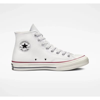 Converse Unisex Chuck 70 Hi White/garnet/egret Maat: 37 | Sneakers Outlet | Unisex | Wit