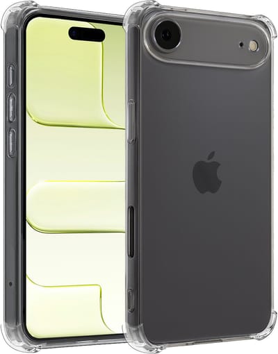 Hoesje - Geschikt voor Apple iPhone Air - Sterk & Shockproof - Siliconen Case - Back Cover - Telefoon Hoes Shock Proof - Telefoonhoesjes - Transparant