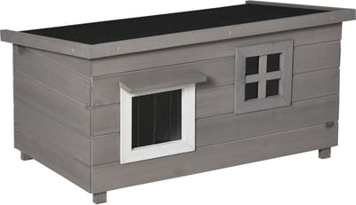 PawHut Kattenhuis met raam D30-503