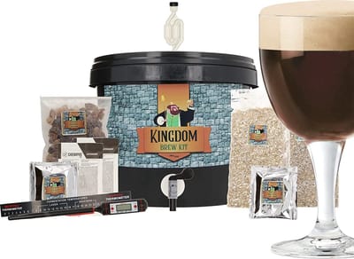 KINGDOM Bierbrouwpakket - 5 L Donker - thuisbrouwen – Vaderdag cadeau