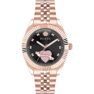 Philipp Plein Plein Valentine PW2BA1025 Horloge - Staal - Rosékleurig - Ø 38 mm