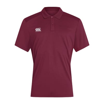 Canterbury Heren Club Dry Poloshirt (Maroon)