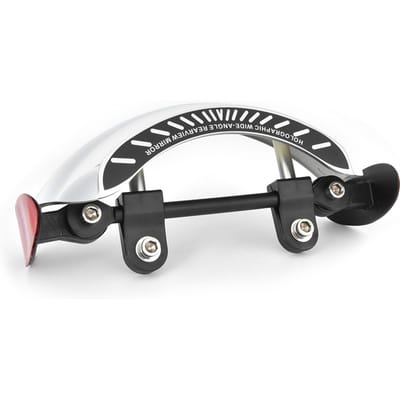 Rétroviseur de moto chromé 180, support de pare-brise Central Ultra grand Angle universel white