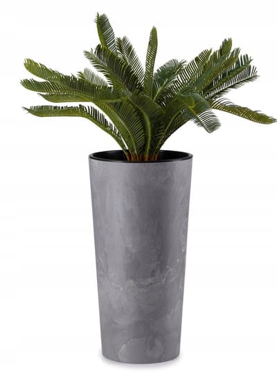 Hoge Betonlook Plantenbak Slank 57x30 cm - Modern & Duurzaam
