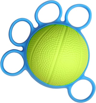 Vingerversterker Bal - Gripster Hand Trainer - Kracht Opbouwen - Ergonomisch Zacht Ontwerp - 7 cm Diameter - Groen