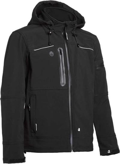 Nine Worths 1133 Flores Softshell-Zwart-M