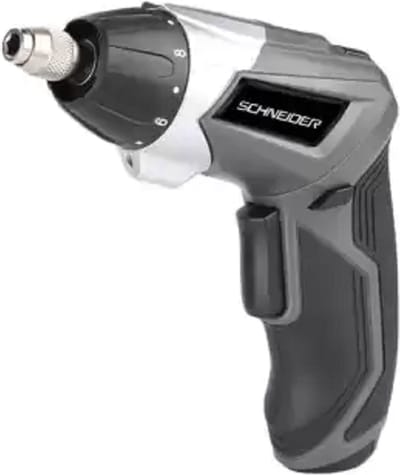 Schneider Lithium-Ion accu schroevendraaier met toebehoren. 3.8 volt, 54bits