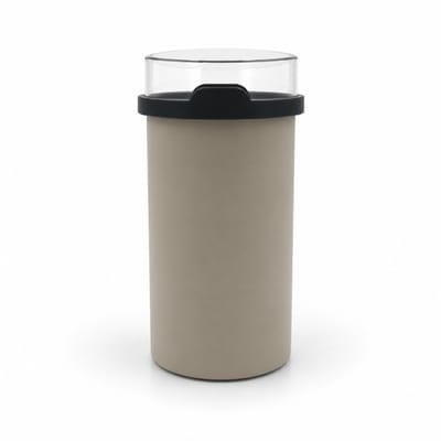 JQ Liv Beschuit Bewaardoos Beige / Zwart - 100% luchtdicht - Beschuitdoos - Rijstwafelbus - Pastabus - Beschuitbus