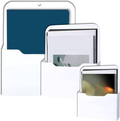 Set van 3 Magnetische Documenthouders voor A4 Papier, Ideaal voor Koelkast en Kantoor, Organiseer je Documenten Efficiënt