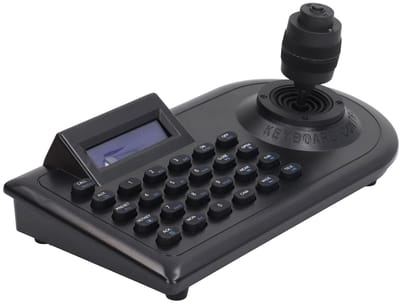 Allecto - PTZ-controller - CCTV-camera-controller - 3D-joystick met LCD-scherm - Compatibel met netwerkcamera's - Voor openbare veiligheid - Ideaal...
