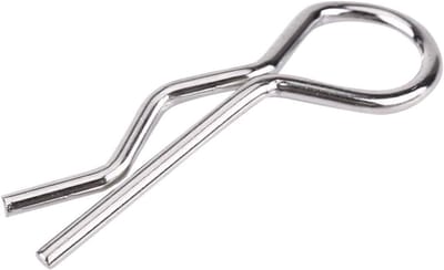 50 Stuks R-C Bodywork Clip Pins, Roestvrij Stalen Bevestigingspennen voor 1/10 1/12 1/16 Schaal Radiografische Auto's, Ideaal voor Modelbouw en Accessoires