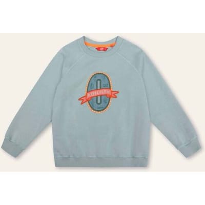 Oilily Hutt Sweater- maat104/4yr Blauw Surf