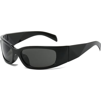 Duurzaam Hoge Kwaliteit High End Designer Stijl Retro Trendy Edgy Punk Glamoureus Vrouwelijk Voor Zowel Mannen Zonnebrillen black