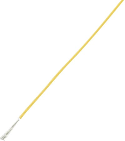 TRU COMPONENTS 1564479 Draad LiY 1 x 0.50 mm² Geel 10 m
