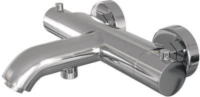 Brauer Chrome Edition - Opbouw Baddouche Thermostaatkraan - Chroom