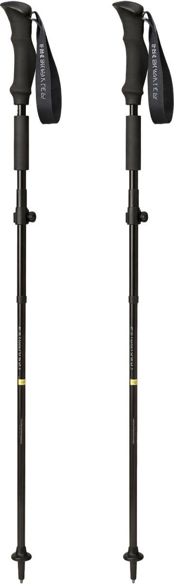 Trekmates Fold Lock Opvouwbare Wandelstok - Paar - Wandelstokken - Black