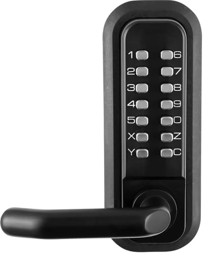 DIMICO - Sleutelloos Deurslot met Code en Deurklink - Mechanisch Codeslot Deur - Automatische Vergrendeling –Voor Binnen en Buiten
