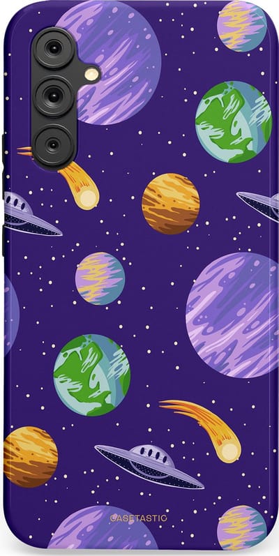 Casetastic Hoesje Geschikt voor Samsung A34 (5G) - Stijlvolle Beschermende Duo-layer Case - Ufo verkeer