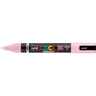 Uni Posca Brushmarker PC5BR Lichtroze - Brushpunt 1-4 mm