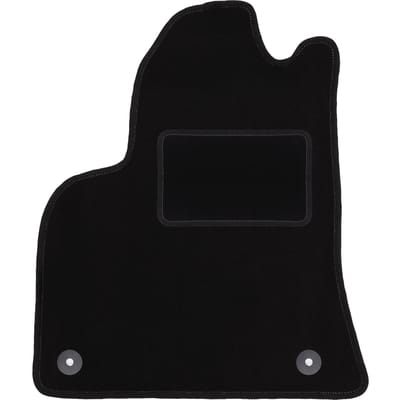 Bestuurdersmat zwart voor: Peugeot 3008 I minivan (2009-2016)