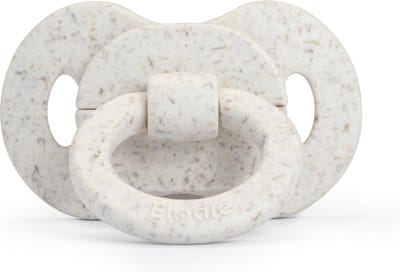 Elodie Mini Bamboe Fopspeen - Fopspeen - Fopspeen 0-6 md  - Latex/Rubber - Vanilla White