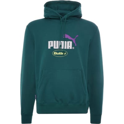 Puma x Butter Goods Lange Mouw Wintertaling Pullover Heren Grafisch Logo Hoodie 532438 40