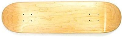 Skateboard Dek - Blank Deck - Street Skaten - Hoogwaardige Constructie - 8.125 Inch - Natuurlijk Hout