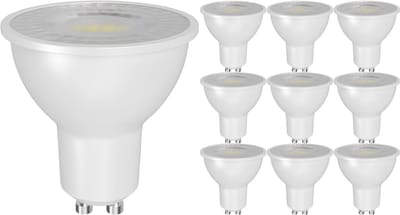 LED Spot - GU10 PAR16 - 10 Stuks - Brinton Advin - 5W 450lm 38D - 830 Warm Wit 3000K | Vervangt 50W