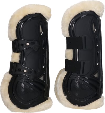Horsegear Peesbeschermers Horsegear Hgprotection Fur Zwart