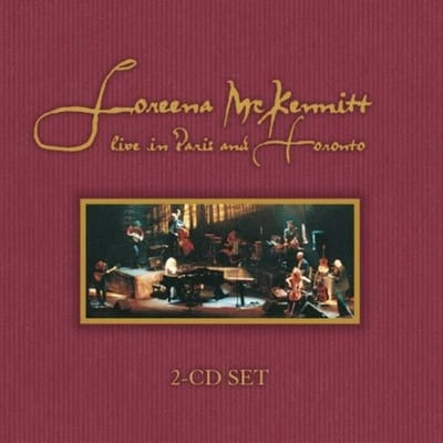 CD LOREENA MCKENNITT - Live in Paris & Toronto QRCD108 Quinlan Road 2006 Canada Rock Occasion black