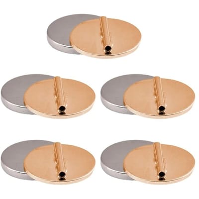 15 stuks Magnetische Metalen Speld Broche Converter Schadevrij Kleding Magneet Gesp Broche Converter Voor Sjaal Gesp Naam 1pc goud
