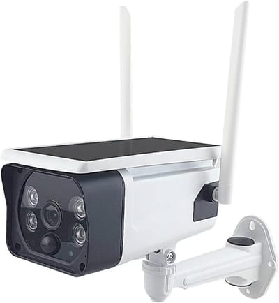 Bewakingscamera - WIFI Camera - Buiten Beveiligen - Zonnepaneel Opladen - IP67 Waterdicht - Zwart
