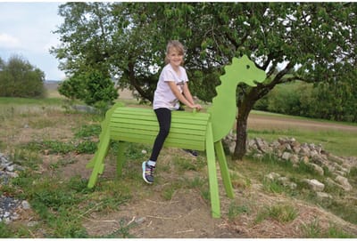 Eduplay houten draak speelgoed 90 cm gelakt - houten speelgoed draak.