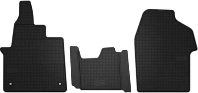 Wielganizator SolidTread - Opel Zafira Life - Rubbermatten - 2019 - Zwart - Volledig Pasvorm