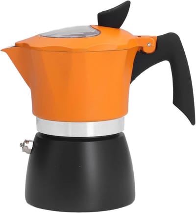 Klassiek Aluminium Moka Koffiezetapparaat 3 Kopjes (150ml) - Italiaanse Espresso voor Onderweg