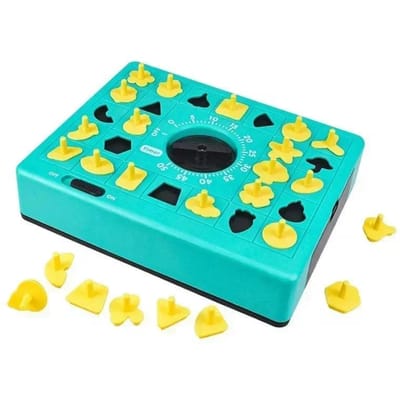 Tijd Spel Pop-Up Bord Vorm Matchen Puzzels Voor Kinderen Vroeg Leren Gericht Speelgoed Leert Herkenning Deductief Redeneren groen