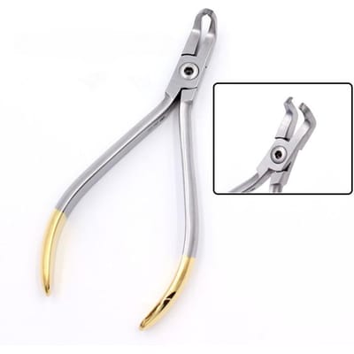 Pince pour le retrait de brackets orthodontiques pour dents postérieures et antérieures Outils d'extraction dentaire Équipement dentaire professionnel white