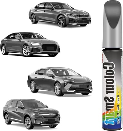 Car Scratch Repair Pen voor Auto's, Motorfietsen en Fietsen - Krassen Verwijderen, Lakherstel en Rim Bescherming (Grijs)